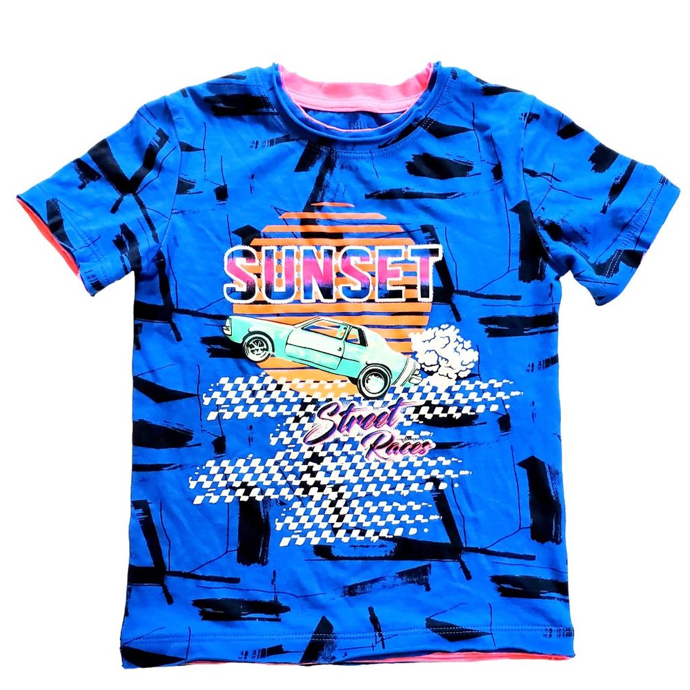 Falls Creek Boys Sunset Street Races Graphic Tee XS